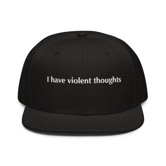 "THOUGHTS" Snapback Hat